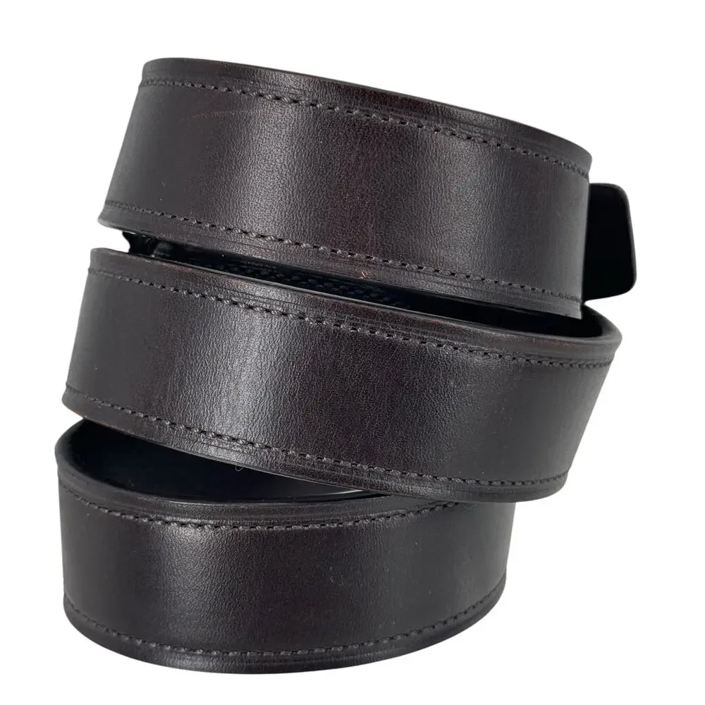 Coach Leather Dress Brown Buckle Belt Men's SZ 38